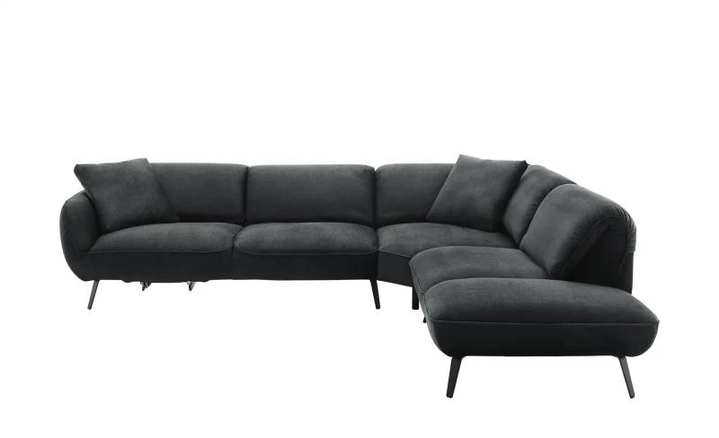 pop Ecksofa  Ventus ¦ schwarz ¦ Maße (cm): B: 304 T: 246.0 Polstermöbel > Sofas > Ecksofas - Höffner