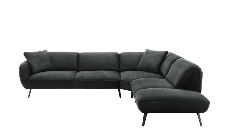 pop Ecksofa  Ventus ¦ schwarz ¦ Maße (cm): B: 304 T: 246.0 Polstermöbel > Sofas > Ecksofas - Höffner