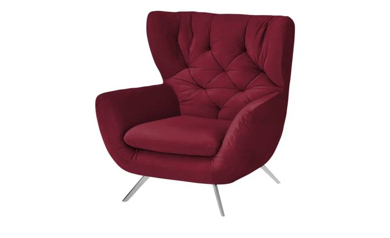 Jette Home Hochlehnsessel  Caldara ¦ rot ¦ Maße (cm): B: 100 H: 106 T: 95.0 Polstermöbel > Sessel > Ohrensessel - Möbel Kraft
