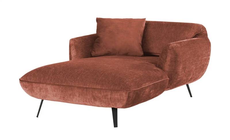 pop Longchair Relaxliege Ventus ¦ kupfer ¦ Maße (cm): B: 118 H: 111 T: 174.0 Polstermöbel > Sessel > Polstersessel - Höffner