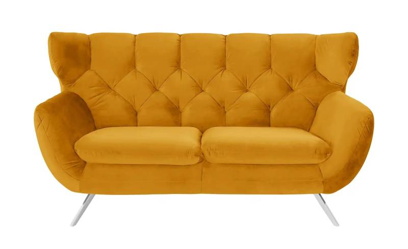 Jette Home Sofa  Caldara ¦ gelb ¦ Maße (cm): B: 175 H: 94 T: 95.0 Polstermöbel > Sofas > 2-Sitzer - Möbel Kraft