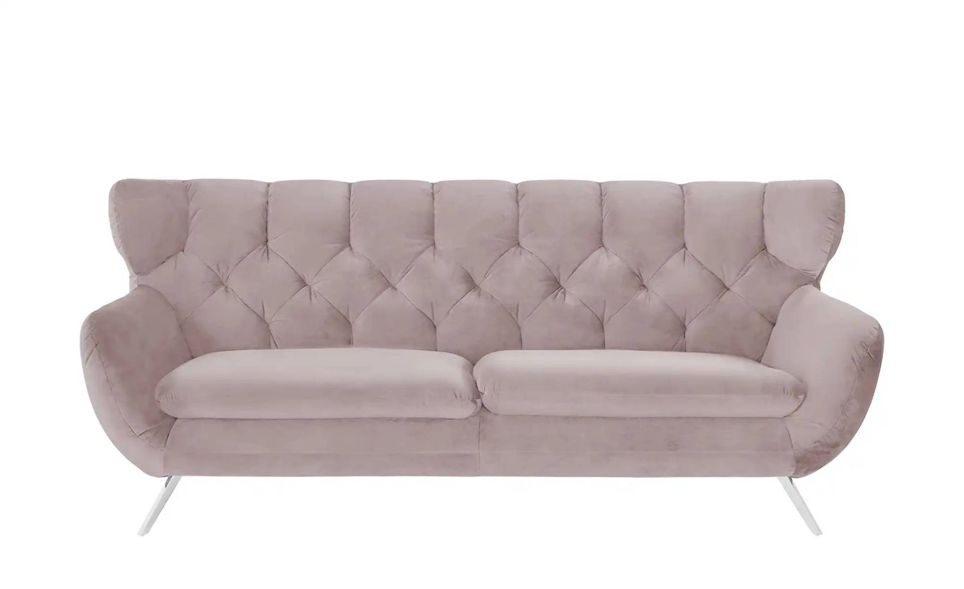 pop Sofa  Caldara ¦ rosa/pink ¦ Maße (cm): B: 225 H: 94 T: 95 Polstermöbel > Sofas > 3-Sitzer - Möbel Kraft