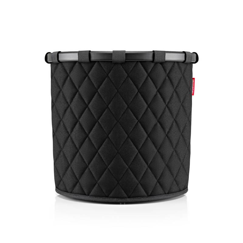 reisenthel® Wäschekorb Wäschpuff Stoff schwarz mit Rahmen 30 Liter