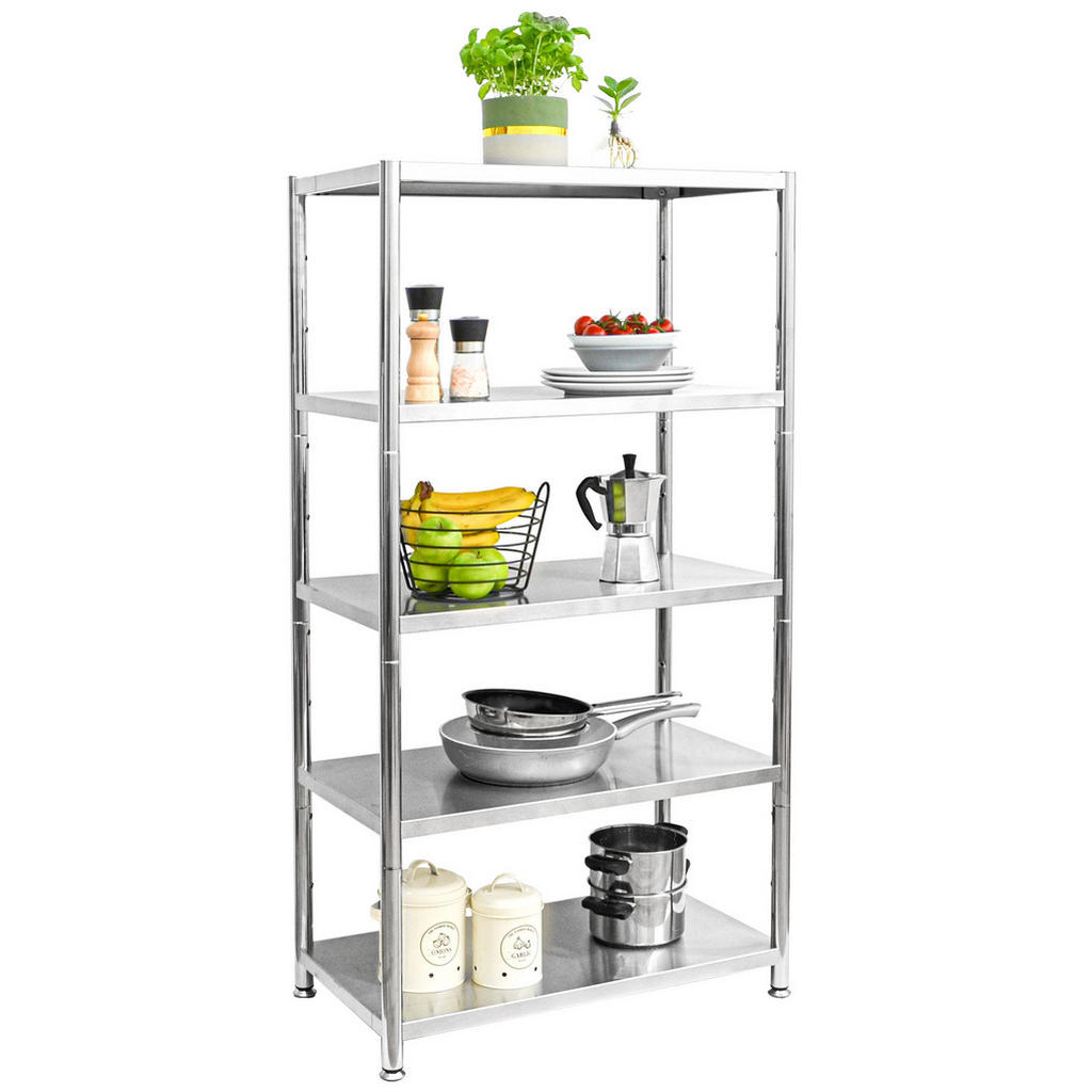 shelfr EDELSTAHL-REGAL Silber shelfr EDELSTAHL-REGAL Silber