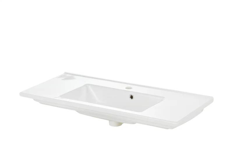 smart Bad-Keramik-Waschtisch  Onda ¦ Maße (cm): B: 100 H: 2 T: 45.0 Schränke > Badschränke > Sanitär-Armaturen - Möbel Kraft