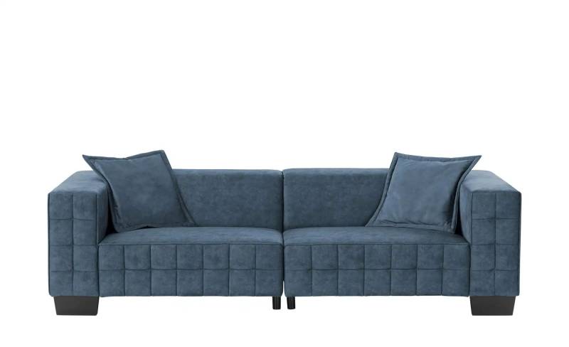 smart Big Sofa  Delilah ¦ blau ¦ Maße (cm): B: 255 H: 69 T: 106.0 Polstermöbel > Sofas > 2-Sitzer - Höffner