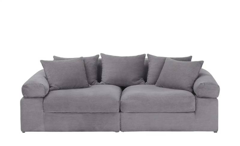 smart Big Sofa  Lionore ¦ grau ¦ Maße (cm): B: 242 H: 86 T: 121.0 Polstermöbel > Sofas > 2-Sitzer - Höffner