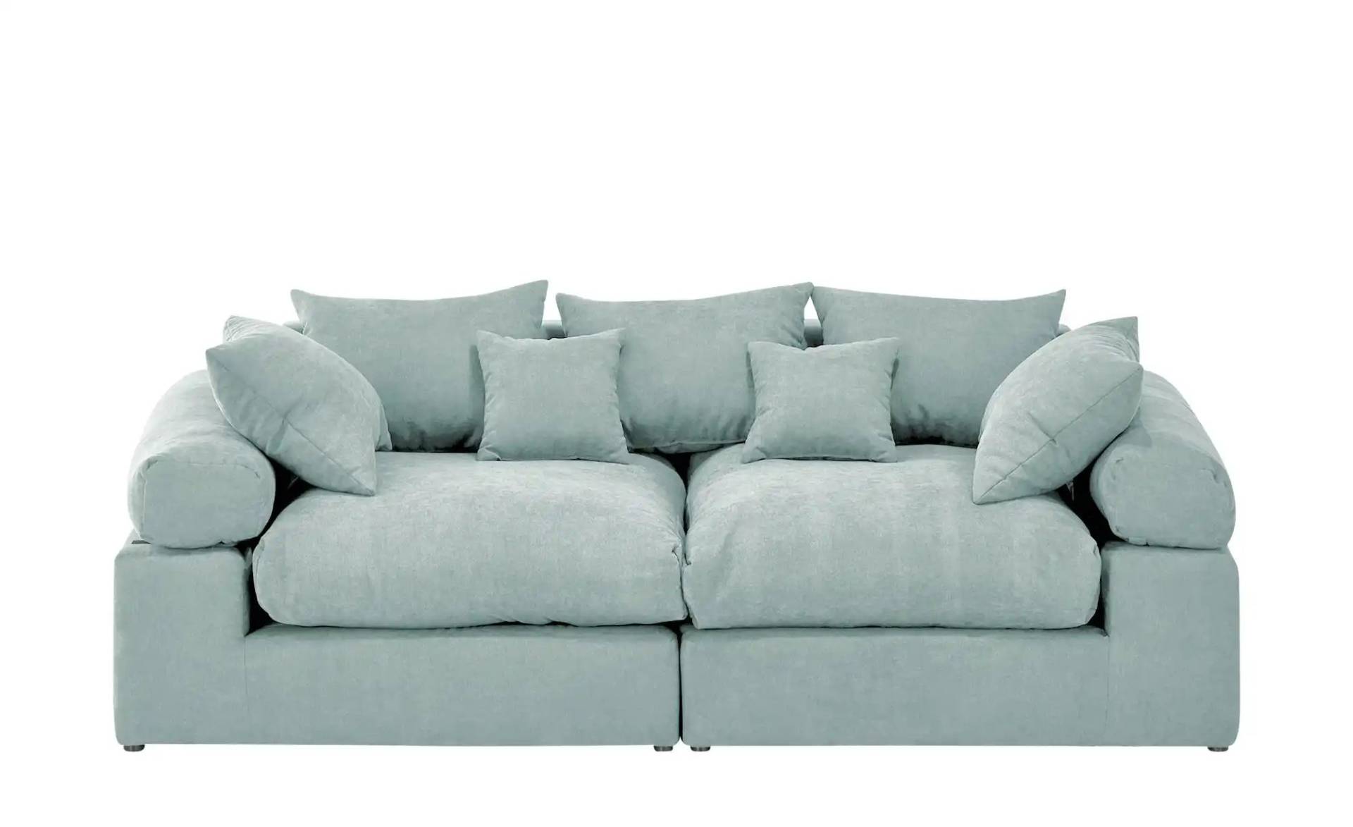 smart Big Sofa  Lionore ¦ grün ¦ Maße (cm): B: 242 H: 86 T: 121 Polstermöbel > Sofas > 2-Sitzer - Möbel Kraft