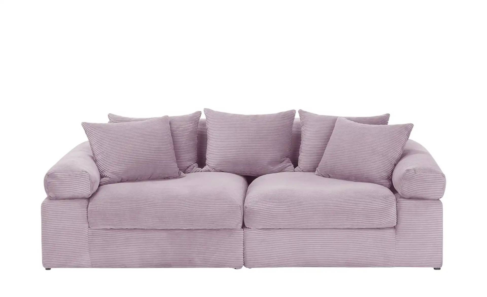 smart Big Sofa  Lionore ¦ rosa/pink ¦ Maße (cm): B: 242 H: 86 T: 121 Polstermöbel > Sofas > 2-Sitzer - Möbel Kraft