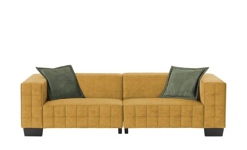 smart Big Sofa    ¦ gelb ¦ Maße (cm): B: 255 H: 69 T: 106.0 Polstermöbel > Sofas > 2-Sitzer - Möbel Kraft