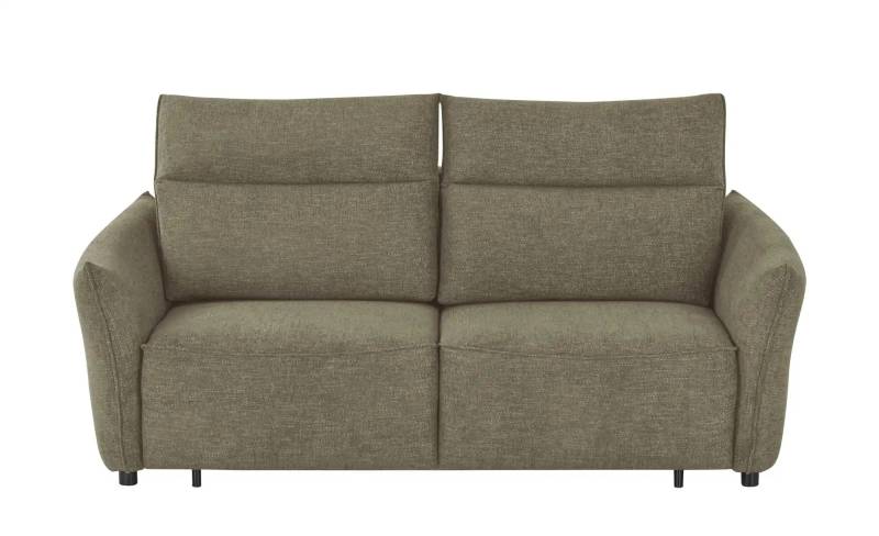 smart Big Sofa mit Funktion  Linda ¦ grün ¦ Maße (cm): B: 204 H: 78 T: 101.0 Polstermöbel > Sofas > 2-Sitzer - Möbel Kraft