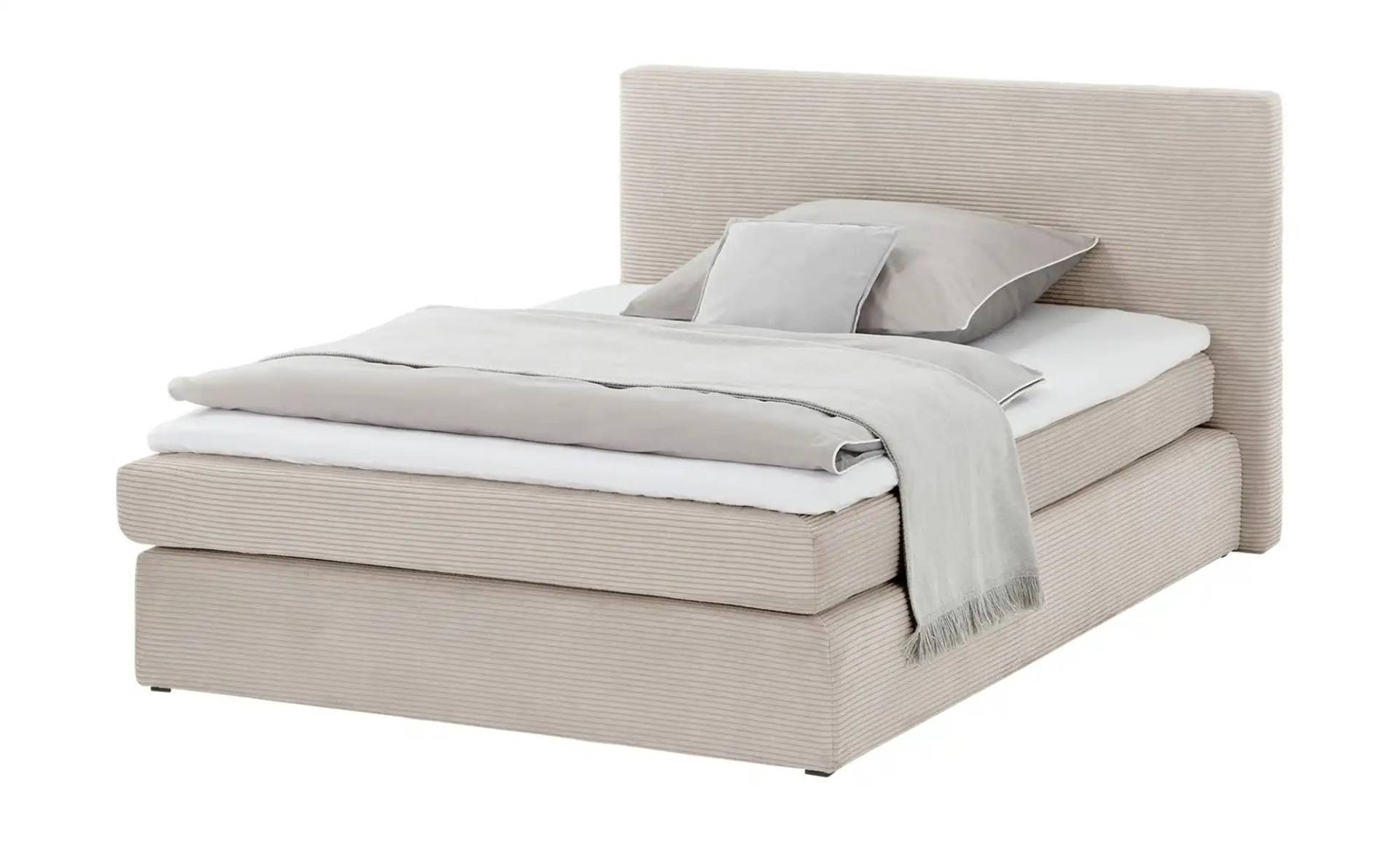 smart Boxspringbett  Basic ¦ creme ¦ Maße (cm): B: 153 H: 97 T: 211 Betten > Einzelbetten - Höffner