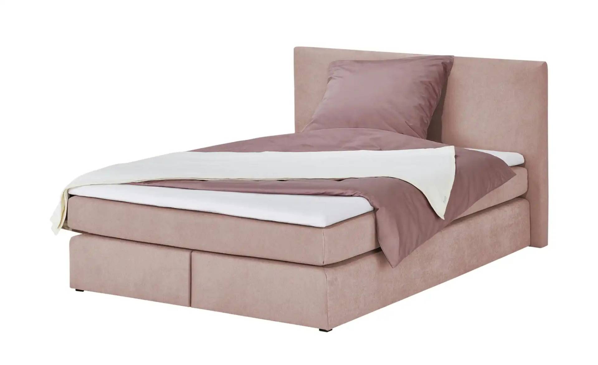 smart Boxspringbett  Basic ¦ rosa/pink ¦ Maße (cm): B: 153 H: 97 T: 211 Betten > Boxspringbetten - Möbel Kraft