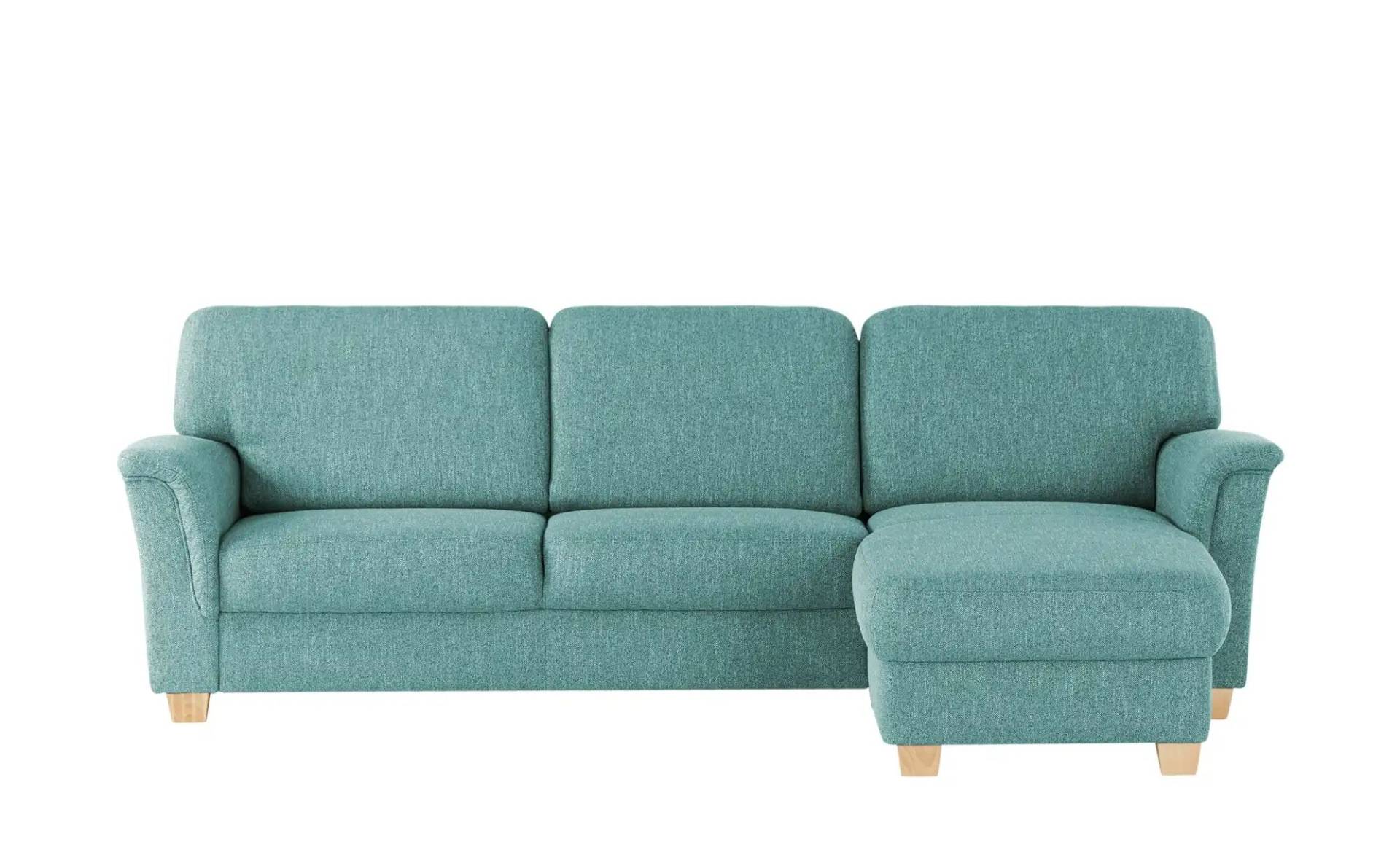 smart Ecksofa  Valencia ¦ türkis/petrol ¦ Maße (cm): B: 265 H: 90 T: 173 Polstermöbel > Sofas > Ecksofas - Höffner