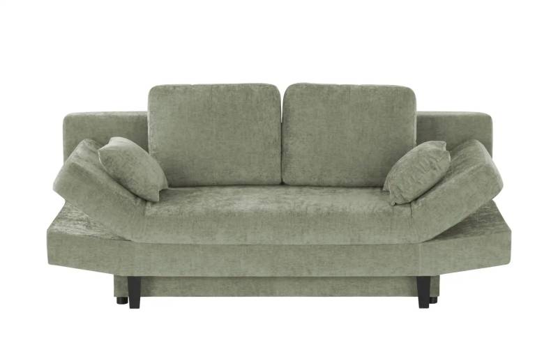 smart Schlafsofa  Mokka ¦ grün ¦ Maße (cm): B: 205 H: 87 T: 100.0 Polstermöbel > Sofas > 2-Sitzer - Möbel Kraft