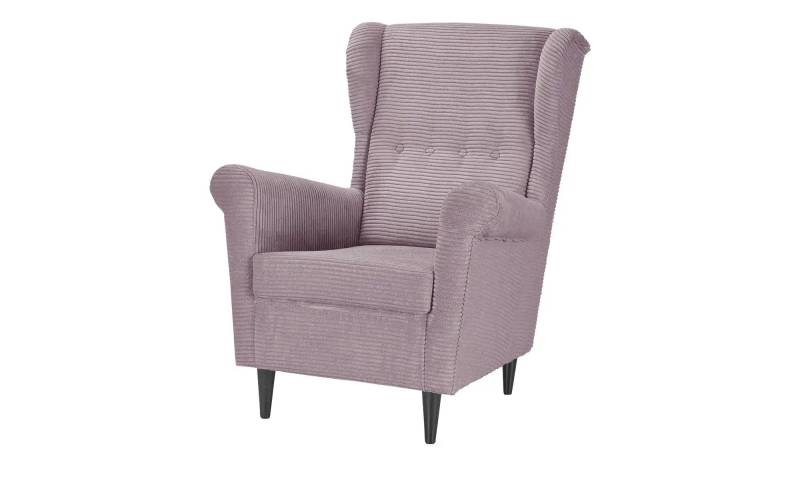 smart Sessel  Hubertine ¦ rosa/pink ¦ Maße (cm): B: 82 H: 102 T: 89.0 Polstermöbel > Sessel > Ohrensessel - Möbel Kraft