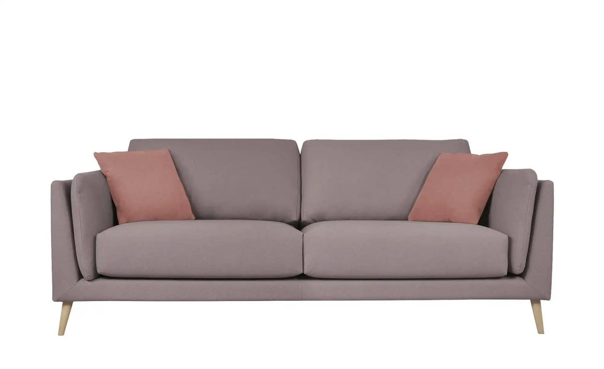 smart Sofa  3-sitzig   ¦ rosa/pink ¦ Maße (cm): B: 214 H: 87 T: 96.0 Polstermöbel > Sofas > 3-Sitzer - Möbel Kraft