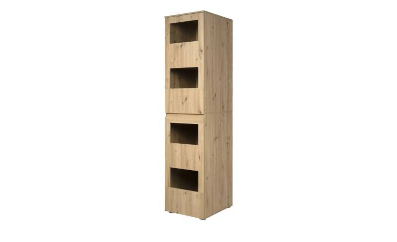 smart Wäscheschrank  BEN ¦ holzfarben ¦ Maße (cm): B: 50 H: 210 T: 60.0 Kommoden & Sideboards > Vitrinen - Möbel Kraft