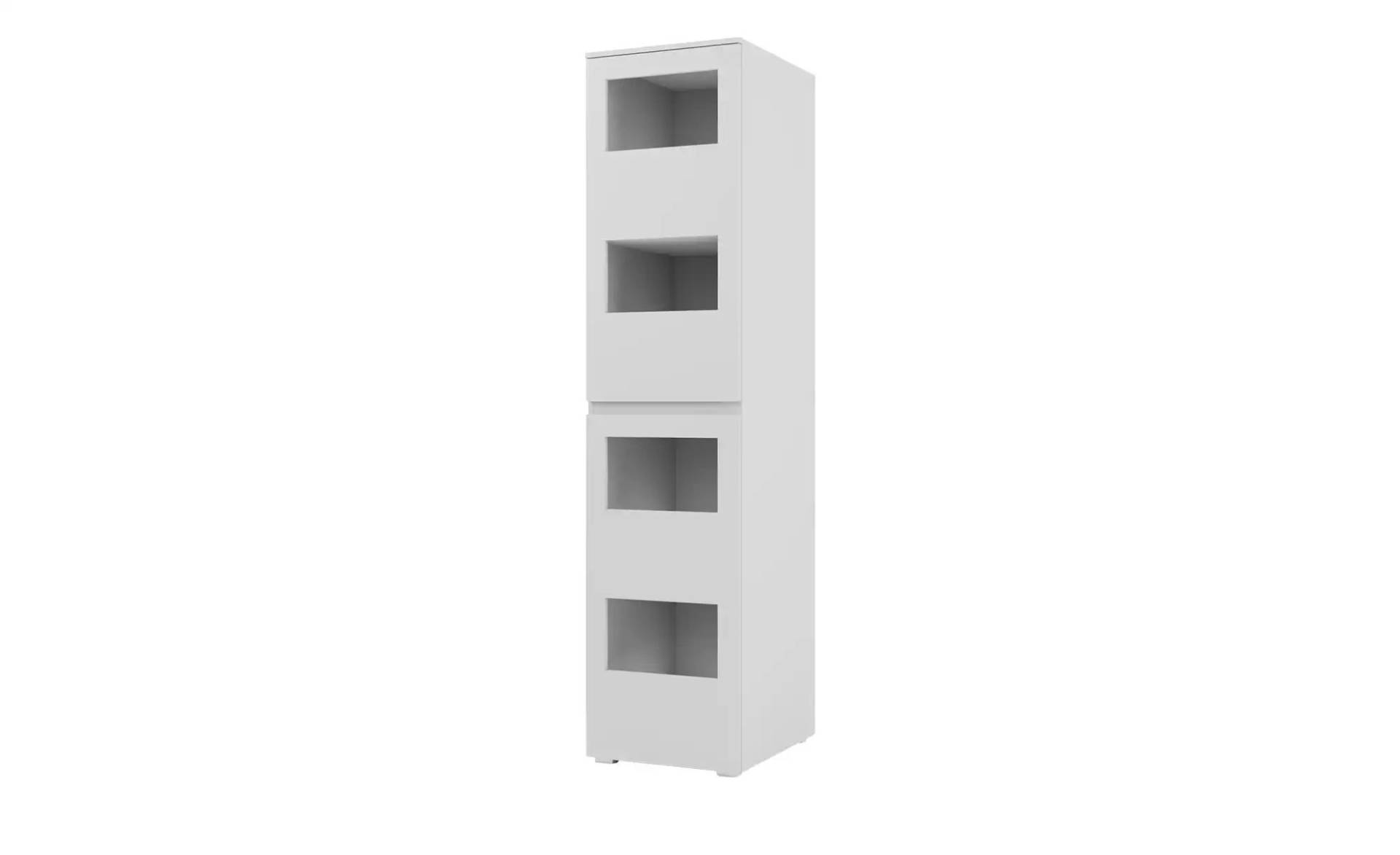 smart Wäscheschrank  BEN ¦ weiß ¦ Maße (cm): B: 50 H: 210 T: 60.0 Kommoden & Sideboards > Vitrinen - Möbel Kraft
