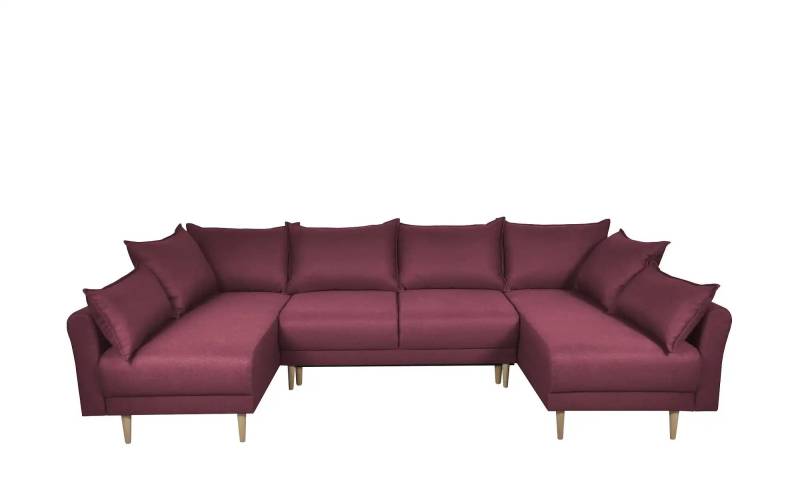 smart Wohnlandschaft  Elise ¦ rot ¦ Maße (cm): B: 293 H: 88 T: 170.0 Polstermöbel > Sofas > Wohnlandschaften - Höffner