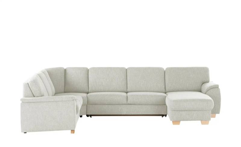 smart Wohnlandschaft  Valencia ¦ grau ¦ Maße (cm): B: 341 H: 90 T: 187.0 Polstermöbel > Sofas > Schlafsofas - Höffner