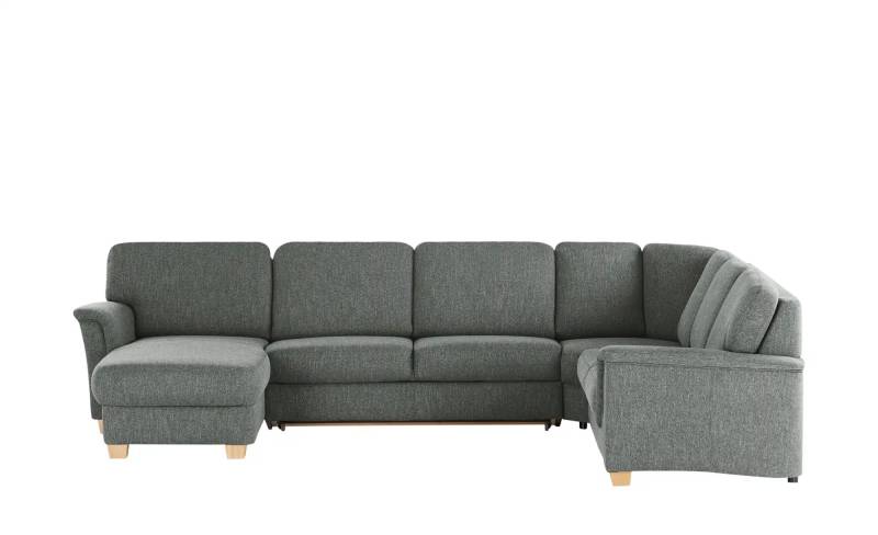 smart Wohnlandschaft  Valencia ¦ grau ¦ Maße (cm): B: 341 H: 90 T: 246.0 Polstermöbel > Sofas > Wohnlandschaften - Höffner