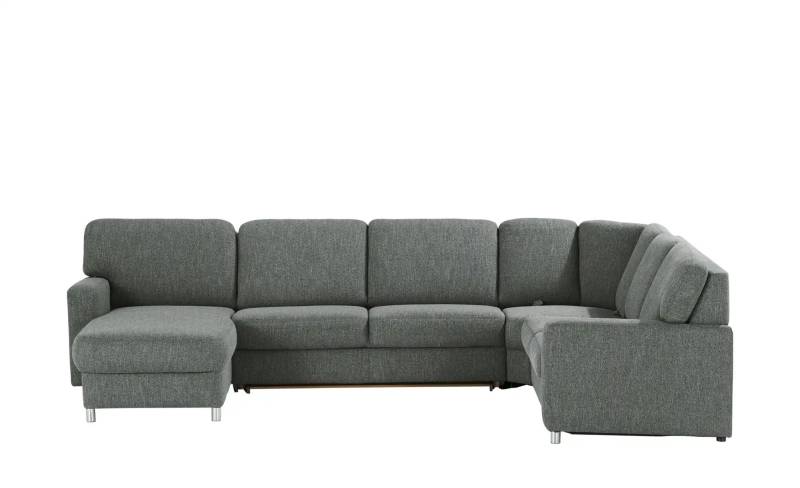 smart Wohnlandschaft  Valencia ¦ grau ¦ Maße (cm): B: 341 H: 90 T: 240.0 Polstermöbel > Sofas > Schlafsofas - Höffner