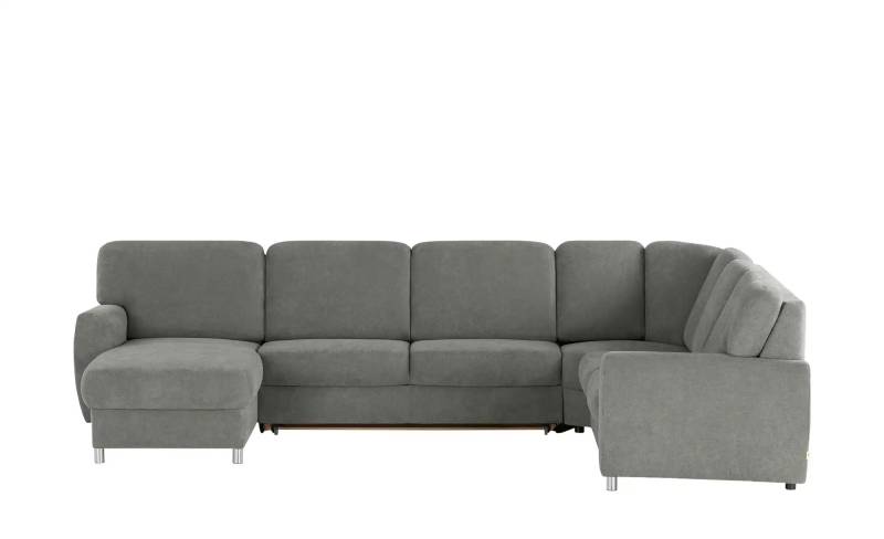 smart Wohnlandschaft  Valencia ¦ grau ¦ Maße (cm): B: 341 H: 90 T: 240.0 Polstermöbel > Sofas > Schlafsofas - Höffner