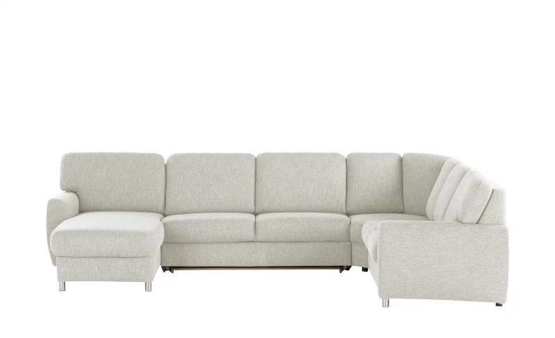 smart Wohnlandschaft  Valencia ¦ grau ¦ Maße (cm): B: 341 H: 90 T: 240.0 Polstermöbel > Sofas > Schlafsofas - Höffner