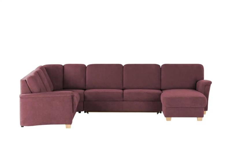 smart Wohnlandschaft  Valencia ¦ rot ¦ Maße (cm): B: 341 H: 90 T: 173.0 Polstermöbel > Sofas > Wohnlandschaften - Höffner