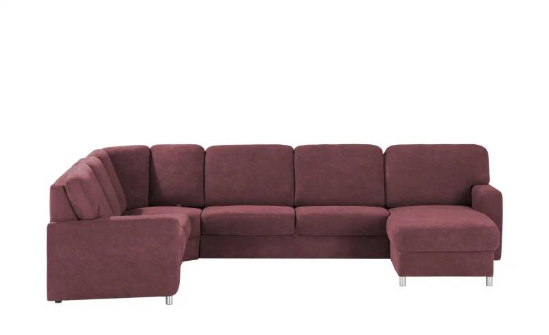smart Wohnlandschaft  Valencia ¦ rot ¦ Maße (cm): B: 341 H: 90 T: 173.0 Polstermöbel > Sofas > Wohnlandschaften - Höffner