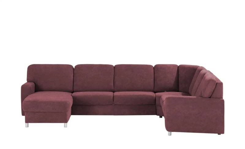 smart Wohnlandschaft  Valencia ¦ rot ¦ Maße (cm): B: 341 H: 90 T: 240.0 Polstermöbel > Sofas > Wohnlandschaften - Höffner