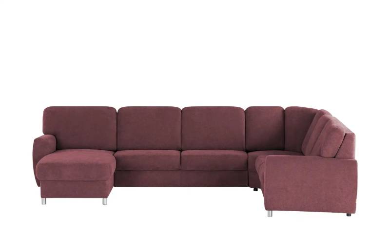 smart Wohnlandschaft  Valencia ¦ rot ¦ Maße (cm): B: 341 H: 90 T: 240.0 Polstermöbel > Sofas > Wohnlandschaften - Höffner