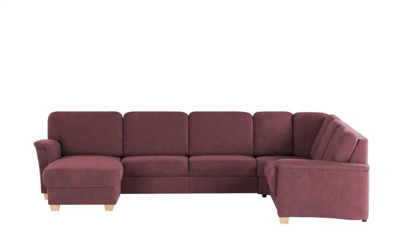 smart Wohnlandschaft  Valencia ¦ rot ¦ Maße (cm): B: 341 H: 90 T: 240.0 Polstermöbel > Sofas > Wohnlandschaften - Höffner