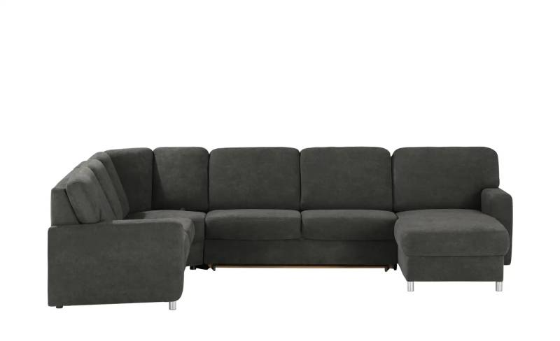 smart Wohnlandschaft  Valencia ¦ schwarz ¦ Maße (cm): B: 341 H: 90 T: 173.0 Polstermöbel > Sofas > Wohnlandschaften - Höffner