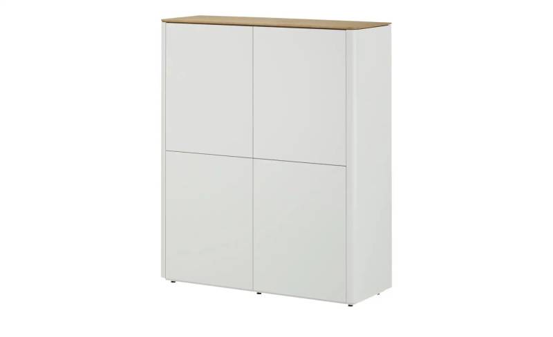 sound+vision Highboard  Loona ¦ weiß ¦ Maße (cm): B: 120 H: 140 T: 43.0 Kommoden & Sideboards > Highboards - Möbel Kraft