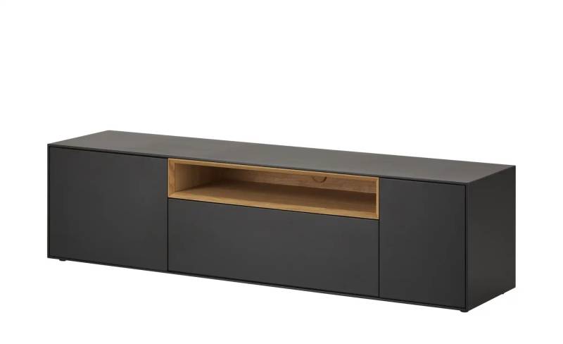 sound+vision Lowboard  Alpha ¦ schwarz ¦ Maße (cm): B: 181 H: 48 T: 43.0 Kommoden & Sideboards > Lowboards - Möbel Kraft