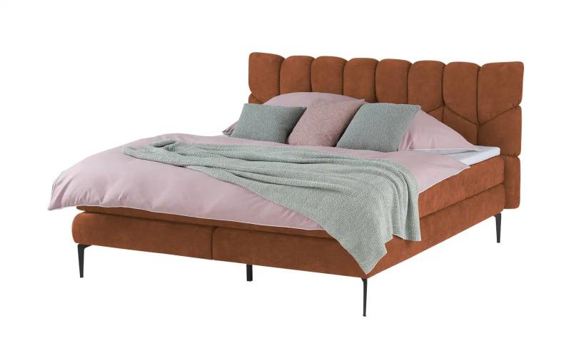 switch Boxspringbett  Bari ¦ orange ¦ Maße (cm): B: 175 H: 110 Betten > Boxspringbetten > Boxspringbetten 160x200 - Höffner