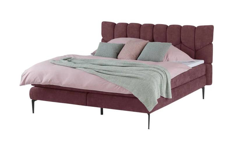 switch Boxspringbett  Bari ¦ rot ¦ Maße (cm): B: 175 H: 110 Betten > Boxspringbetten > Boxspringbetten 160x200 - Höffner