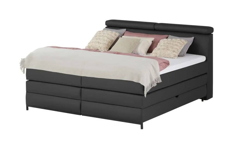 switch Boxspringbett  Kay ¦ schwarz ¦ Maße (cm): B: 183 H: 116 Betten > Boxspringbetten > Boxspringbetten mit Bettkasten - Höffner