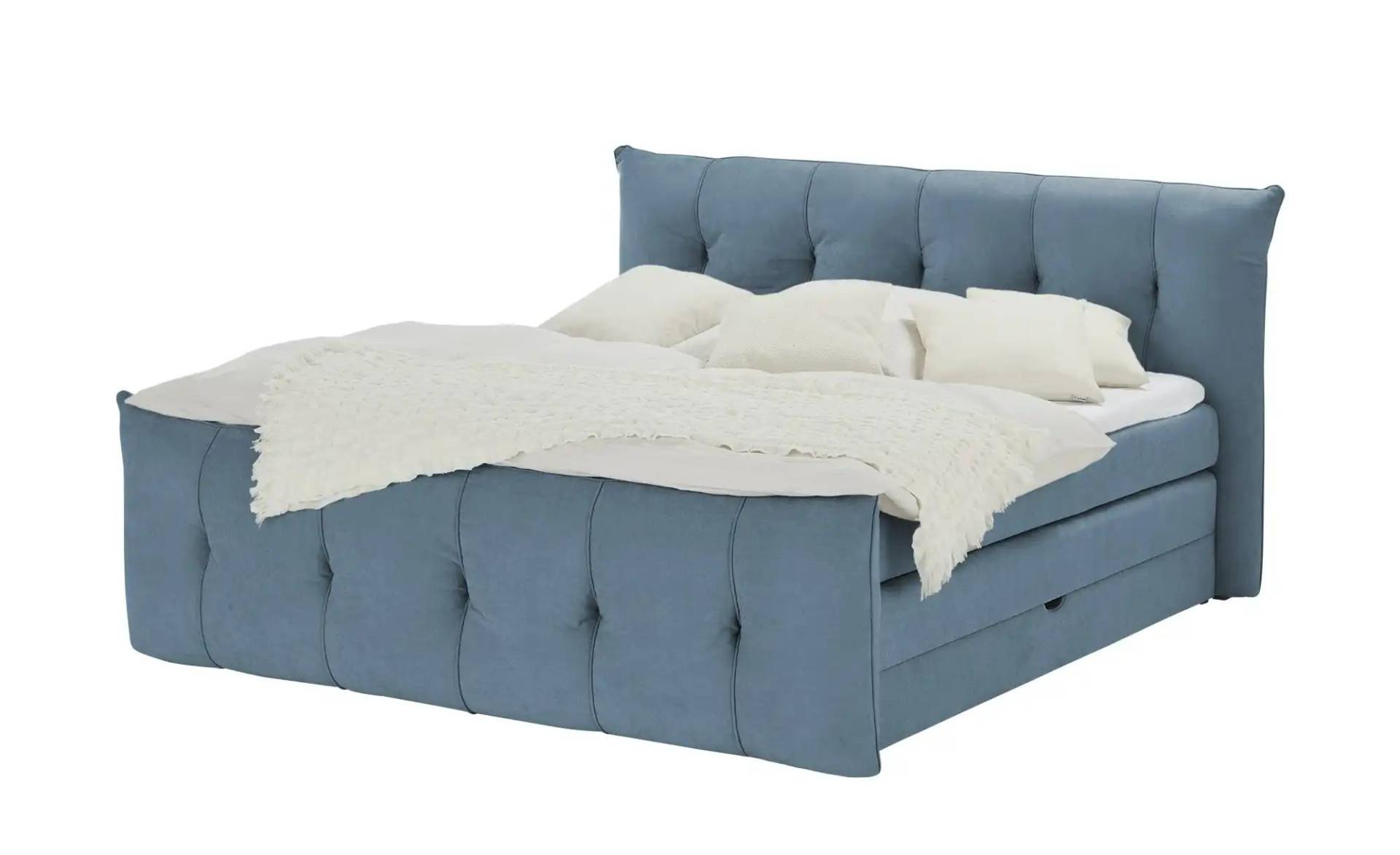 switch Boxspringbett mit Bettkasten Sofia ¦ blau ¦ Maße (cm): B: 164 H: 113 Betten > Einzelbetten - Höffner