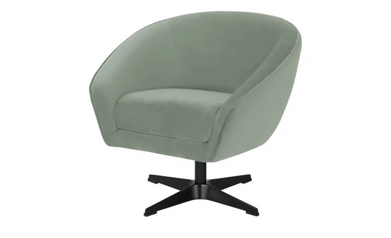 Twist Drehsessel  Roma Mikrofaser ¦ grün ¦ Maße (cm): B: 80 H: 75 T: 80.0 Polstermöbel > Sessel > Drehsessel - Möbel Kraft