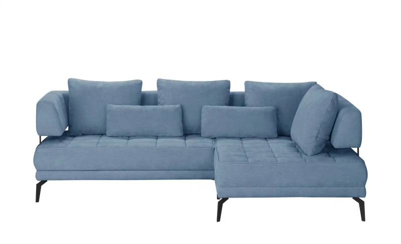 switch Ecksofa  Giotto ¦ blau ¦ Maße (cm): B: 242 H: 85 T: 176.0 Polstermöbel > Sofas > Ecksofas - Höffner