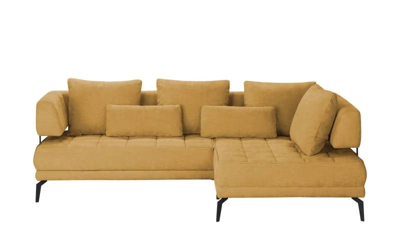 switch Ecksofa  Giotto ¦ gelb ¦ Maße (cm): B: 242 H: 85 T: 176.0 Polstermöbel > Sofas > Ecksofas - Höffner