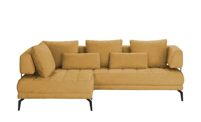 switch Ecksofa  Giotto ¦ gelb ¦ Maße (cm): B: 242 H: 85 T: 176.0 Polstermöbel > Sofas > Ecksofas - Höffner