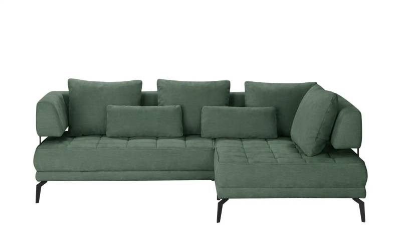switch Ecksofa  Giotto ¦ grün ¦ Maße (cm): B: 242 H: 85 T: 176.0 Polstermöbel > Sofas > Ecksofas - Höffner
