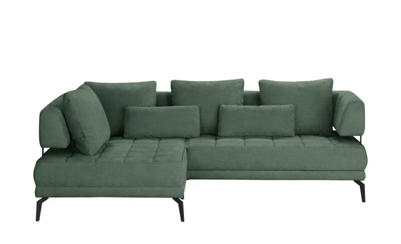 switch Ecksofa  Giotto ¦ grün ¦ Maße (cm): B: 242 H: 85 T: 176.0 Polstermöbel > Sofas > Ecksofas - Höffner