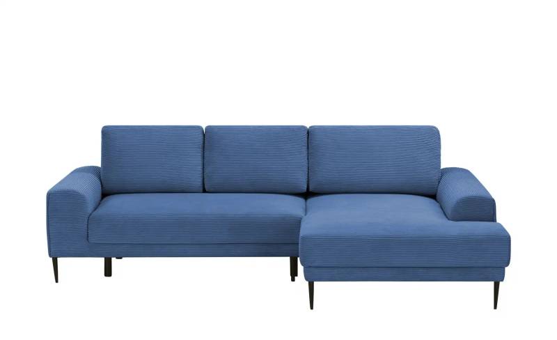 switch Ecksofa aus Cord Capitol ¦ blau ¦ Maße (cm): B: 276 H: 89 T: 175.0 Polstermöbel > Sofas > Ecksofas - Höffner