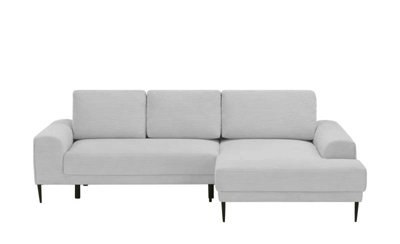 switch Ecksofa aus Cord Capitol ¦ silber ¦ Maße (cm): B: 276 H: 89 T: 175.0 Polstermöbel > Sofas > Ecksofas - Höffner