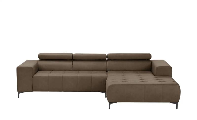 switch Ecksofa aus Mikrofaser Caro ¦ braun ¦ Maße (cm): B: 289 H: 93 T: 175.0 Polstermöbel > Sofas > Ecksofas - Höffner